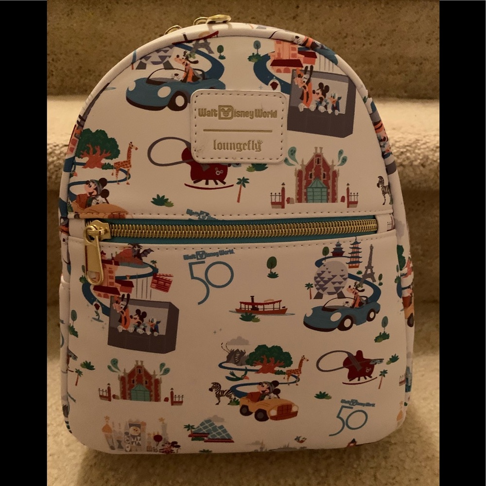 Loungefly Walt Disney World 50th Anniversary Mini Backpack